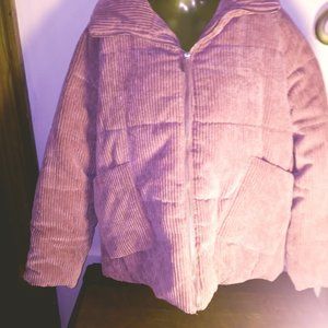 JOU JOU Corduroy Puffer Jacket XL